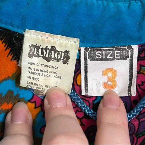 Vintage Major Damage Button Up | 3x - Picture 3 of 4